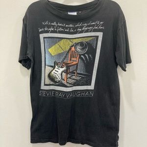 Stevie Ray Vaughan Brockum collection memorial Tee